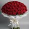 Букет 101 Красная роза Блэк Мэджик в Малмыже