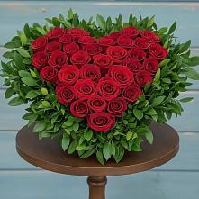 Цветочная композиция из Розы в виде сердца #REPLACE_PRED# Малмыже