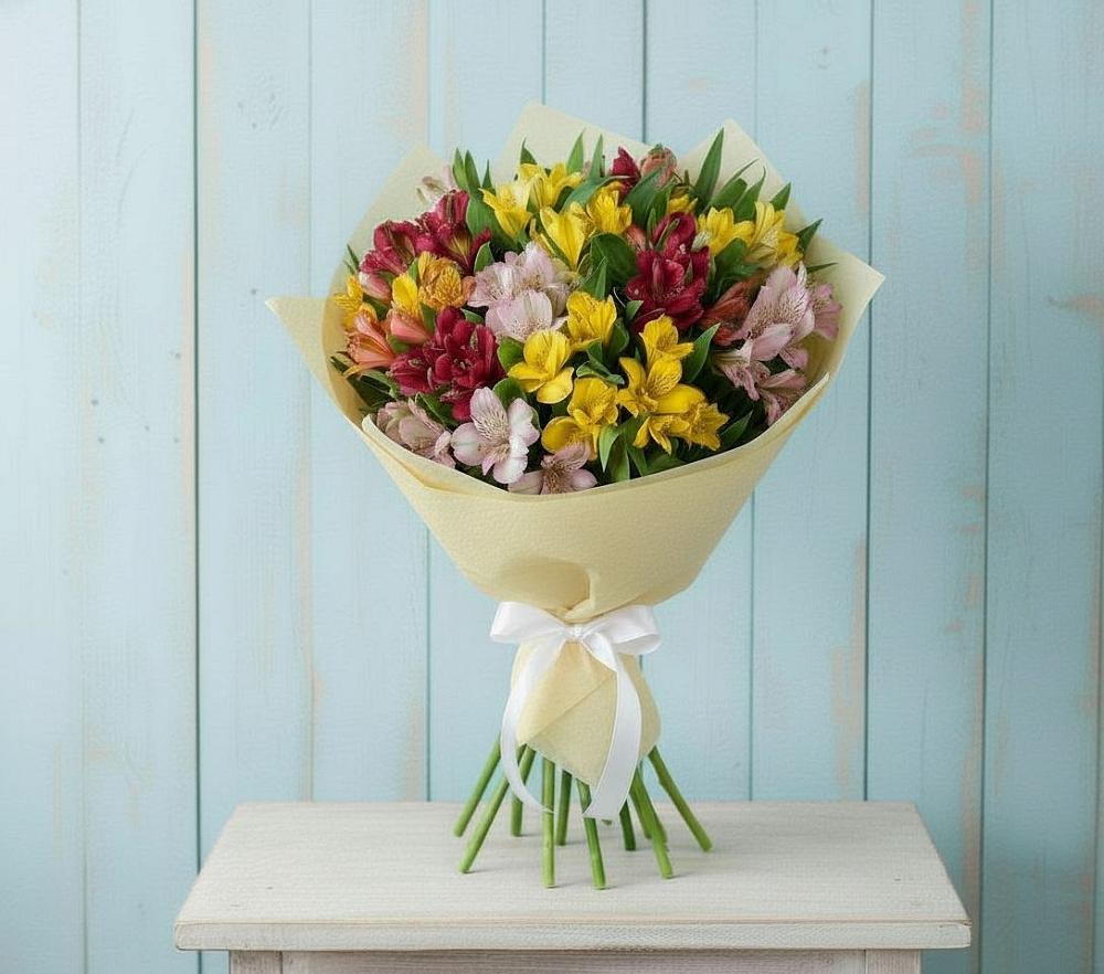 Букет цветов из: Альстромерии в Малмыже